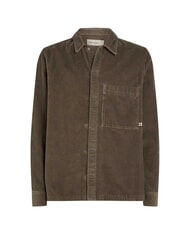 CALVIN KLEIN CK JEANS Cămașă cu m&acirc;necă lungă din catifea reiată, cu croială lejeră asfalt - Cămăși pentru bărbați - 5