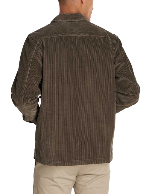 CK JEANS Cămașă cu mânecă lungă din catifea reiată, cu croială lejeră asfalt - Cămăși pentru bărbați