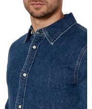 CALVIN KLEIN CK JEANS Cămașă din denim cu mânecă lungă, croială regulată denim închis - Cămăși pentru bărbați - 3