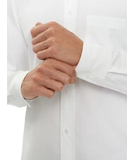 CALVIN KLEIN CK JEANS Cămașă slim fit din bumbac cu m&acirc;necă lungă alb strălucitor - Cămăși pentru bărbați - 4