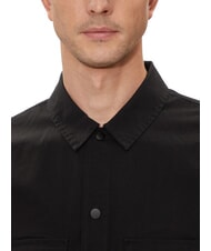 CALVIN KLEIN CK JEANS Cămașă cargo cu mânecă lungă, croială lejeră ck negru - Cămăși pentru bărbați - 4