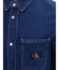 CALVIN KLEIN CK JEANS Cămașă din denim cu mânecă lungă, croială regulată denim închis - Cămăși pentru bărbați - 4