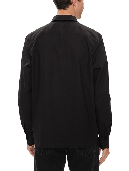 CK JEANS Cămașă cargo cu m&acirc;necă lungă, croială lejeră ck negru - Cămăși pentru bărbați