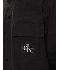 CALVIN KLEIN CK JEANS Cămașă cargo cu m&acirc;necă lungă, croială lejeră ck negru - Cămăși pentru bărbați - 3