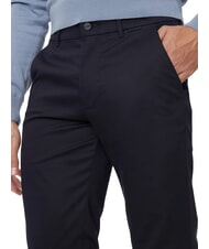 CALVIN KLEIN CK Pantaloni chino slim fit cu talie medie cerul nopții - Pantaloni - 3