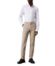 CALVIN KLEIN CK Pantaloni chino slim fit cu talie medie argilă proaspătă - Pantaloni - 4