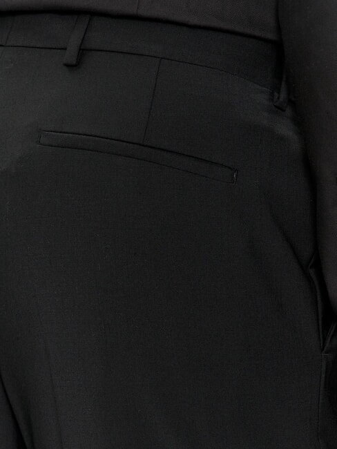 CK Pantaloni eleganți slim fit din amestec de lână ck negru - Pantaloni