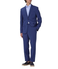 CALVIN KLEIN CK Pantaloni eleganți slim fit din amestec de l&acirc;nă albastru ardezie - Pantaloni - 4