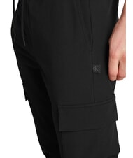 CALVIN KLEIN CK JEANS Pantaloni jogger cargo elastici ck negru - Jeans - 3