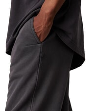 CALVIN KLEIN CK JEANS Pantaloni de trening din bumbac abanos - Costume sport pentru bărbați - 3