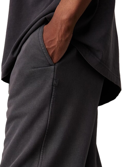 CK JEANS Pantaloni de trening din bumbac abanos - Costume sport pentru bărbați