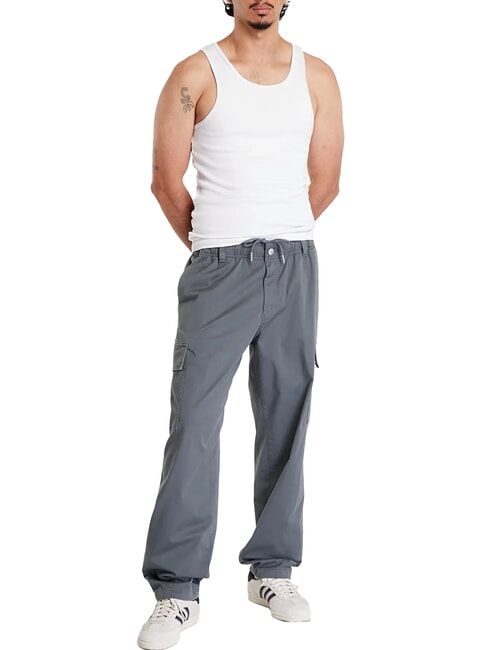 CK JEANS Pantaloni cargo drepți normali gri infinit - Jeans