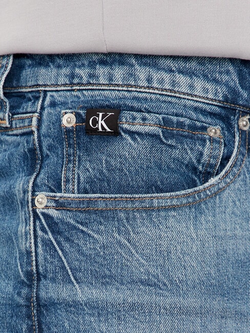 CK JEANS Blugi cu croială conică denim închis - Jeans