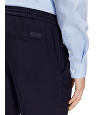 CALVIN KLEIN CK Pantaloni drepți din l&acirc;nă Calvin Navy - Pantaloni - 4
