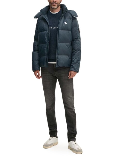 CK JEANS Blugi skinny slim fit denim negru - Jeans