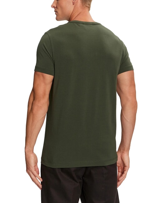 CK Tricou slim fit, elastic, cu m&acirc;necă scurtă pădurea de la miezul nopții - tricou