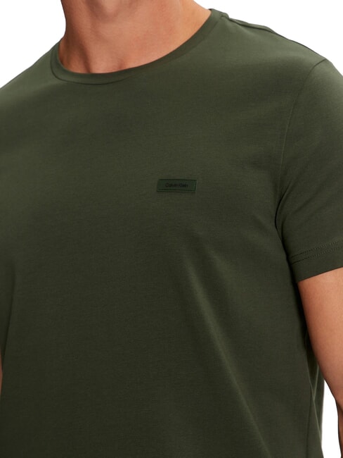 CK Tricou slim fit, elastic, cu m&acirc;necă scurtă pădurea de la miezul nopții - tricou