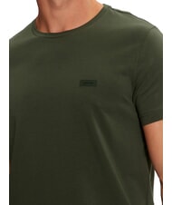 CALVIN KLEIN CK Tricou slim fit, elastic, cu m&acirc;necă scurtă pădurea de la miezul nopții - tricou - 4