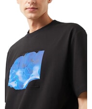 CALVIN KLEIN CK JEANS Tricou cu m&acirc;necă scurtă Euphoric &icirc;n relief ck negru - tricou - 3