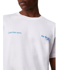 CALVIN KLEIN CK JEANS Tricou cu m&acirc;necă scurtă, croială regulată alb strălucitor - tricou - 3