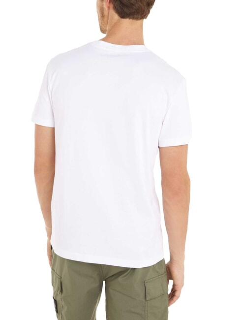 CK JEANS Tricou cu mânecă scurtă și imprimeu 3D al logo-ului alb strălucitor - tricou