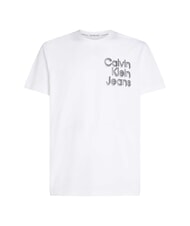 CALVIN KLEIN CK JEANS Tricou cu mânecă scurtă și imprimeu 3D al logo-ului alb strălucitor - tricou - 5