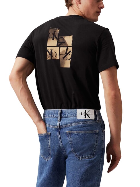 CK JEANS Tricou cu imprimeu multibox, croială regulată ck negru - tricou