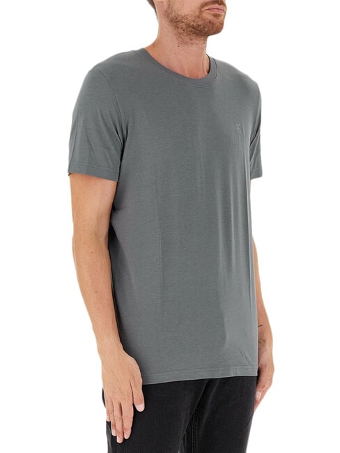 CK JEANS Tricou slim fit cu m&acirc;necă scurtă gri infinit - tricou