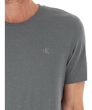 CALVIN KLEIN CK JEANS Tricou slim fit cu m&acirc;necă scurtă gri infinit - tricou - 4