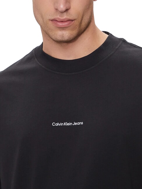 CK JEANS Tricou cu mânecă scurtă, croială regulată ck negru - tricou