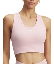 UNDER ARMOUR VANISH Sutien sport roz intens - Lenjerie de corp pentru femei - 4