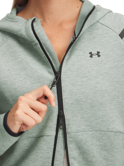 UNSTOPPABLE Hanorac cu gluga verde siliciu - Hanorace pentru femei