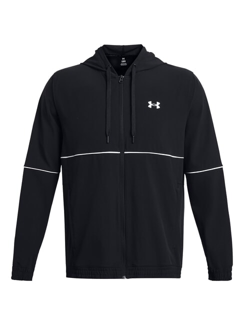 ZONE Jachetă cu glugă negru - Geci de bărbați