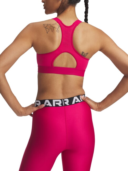 HEATGEAR HIGH Sutien sport fuchsia umbrită - Lenjerie de corp pentru femei