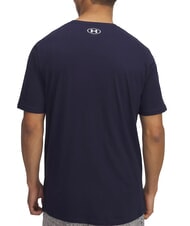 UNDER ARMOUR CAMO CHEST Tricou cu mânecă scurtă bleumarin miezul nopții - tricou - 2