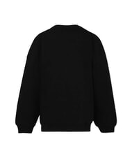 CALVIN KLEIN CK KIDS Hanorac cu guler rotund și logo sherpa ck negru - Hanorac pentru bebeluși - 5