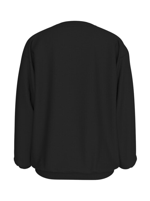 CK KIDS Hanorac cu guler rotund și imprimeu ck negru - Hanorac pentru bebeluși