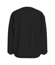 CALVIN KLEIN CK KIDS Hanorac cu guler rotund și imprimeu ck negru - Hanorac pentru bebeluși - 5