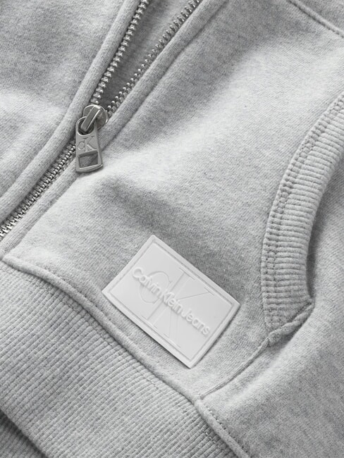 CK KIDS Hanorac cu fermoar și buzunare gri deschis heather - Hanorac pentru bebeluși
