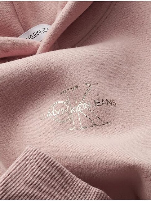 CK KIDS Hanorac cu logo metalic trandafiri delicați - Hanorac pentru bebeluși