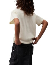 CALVIN KLEIN CK KIDS Tricou cu mânecă scurtă și logo cu sclipici - Tricou copil