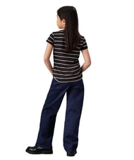 CALVIN KLEIN CK KIDS Tricou cu mânecă scurtă și dungi - Tricou copil