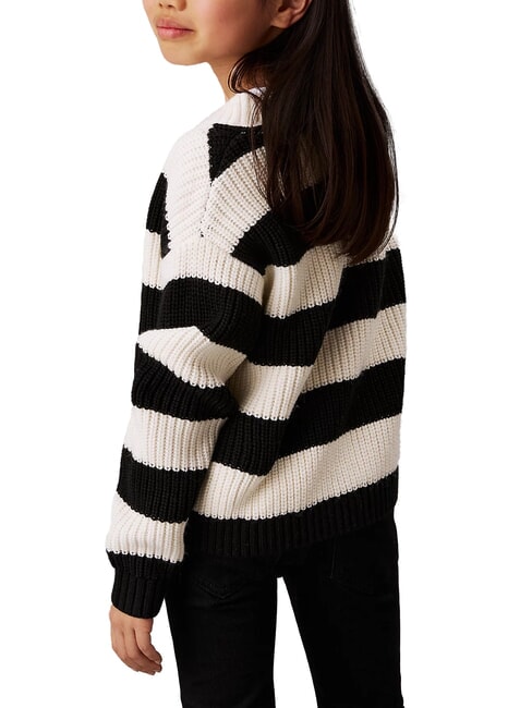 CK KIDS Cardigan cu nasturi ck negru - Pulovere pentru copii