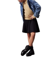 CALVIN KLEIN CK KIDS Fustă scurtă cu talie elastică ck negru - Fuste pentru fetițe - 3