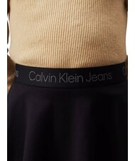 CALVIN KLEIN CK KIDS Fustă scurtă cu talie elastică ck negru - Fuste pentru fetițe - 4