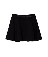 CALVIN KLEIN CK KIDS Fustă scurtă cu talie elastică ck negru - Fuste pentru fetițe - 6