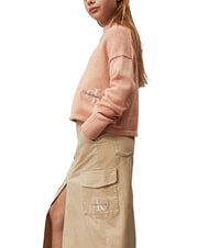 CALVIN KLEIN CK KIDS Fustă cargo cu crăpătură kaki pal - Fuste pentru fetițe - 3