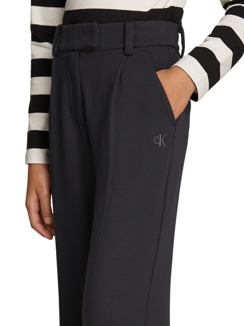 CK KIDS Pantaloni drepți pentru fete ck negru - Pantaloni pentru copii