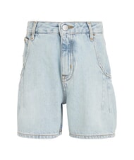 CALVIN KLEIN CK KIDS Pantaloni scurți din blugi pentru fete albastru pudră - Pantaloni pentru copii - 4