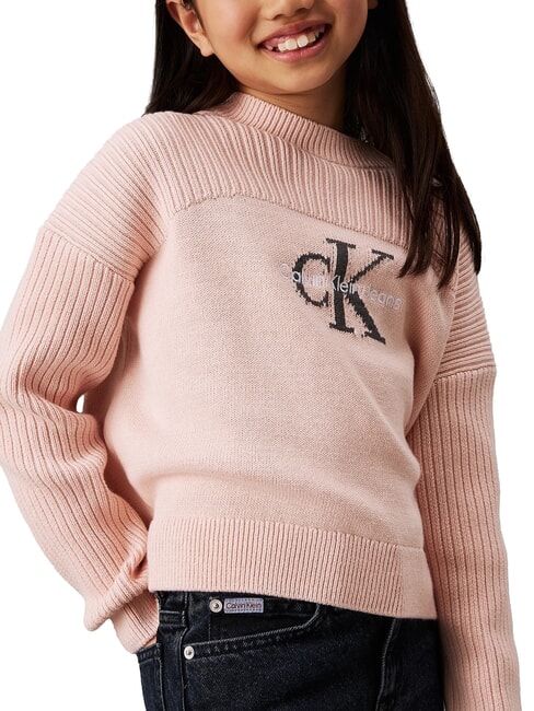 CK KIDS Blugi de fete cu croială lejeră albastru negru rigid - Pantaloni pentru copii